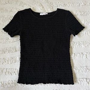 eloidie black ruched top